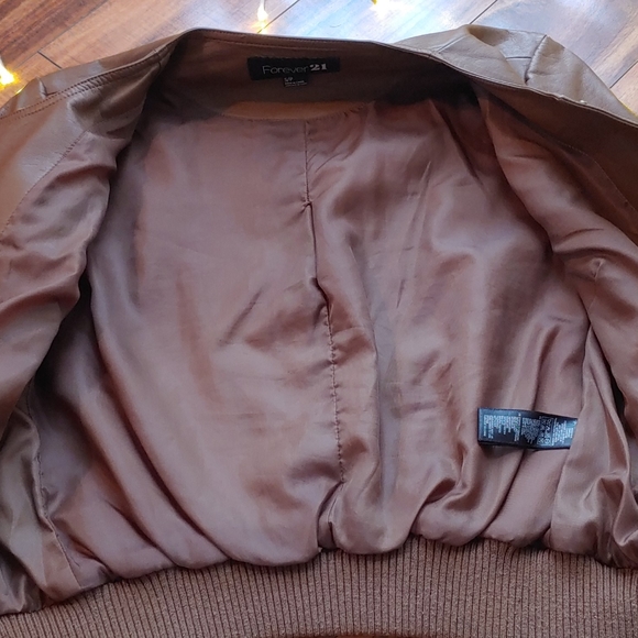 Faux leather jacket. - Picture 6 of 7